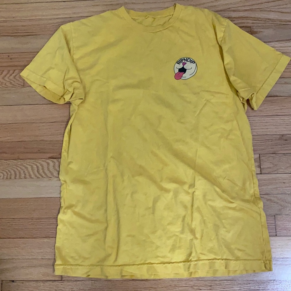 Yellow rip n dip shirt